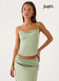 Belle Chime Bustier - Sage - Bustier Tops