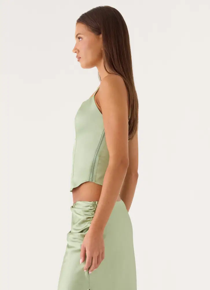 Belle Chime Bustier - Sage - Bustier Tops
