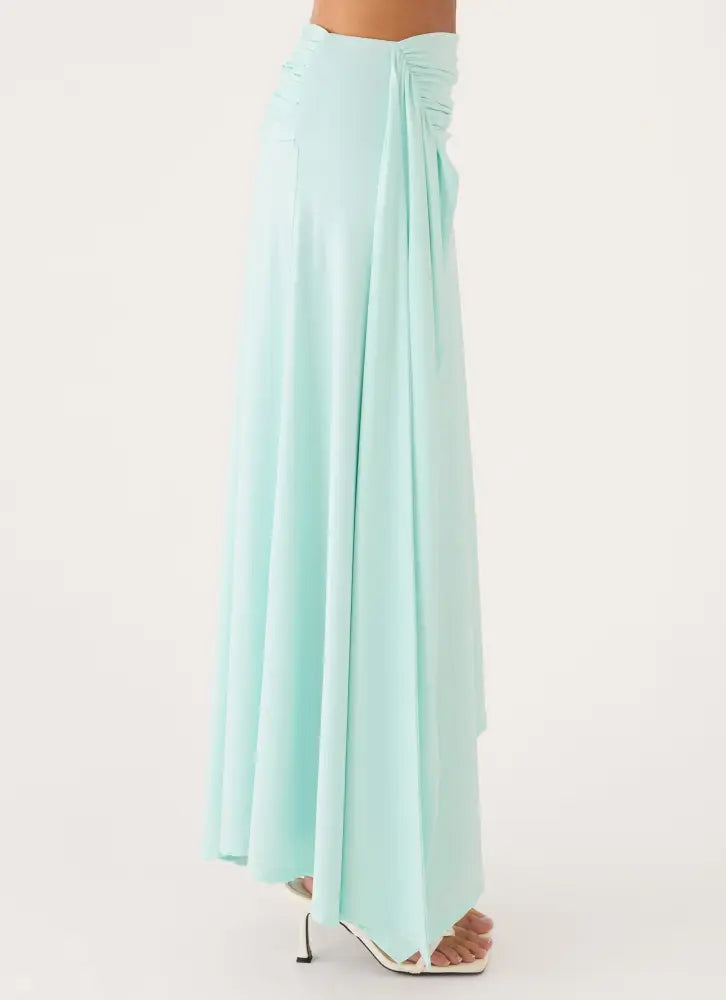 Briege Maxi Skirt - Aqua - Maxi Skirts