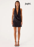 Calm Nights Mini Dress - Black - Mini Dresses