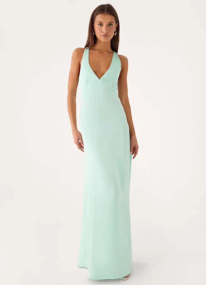 Darcee Maxi Dress - Mint - Maxi Dresses