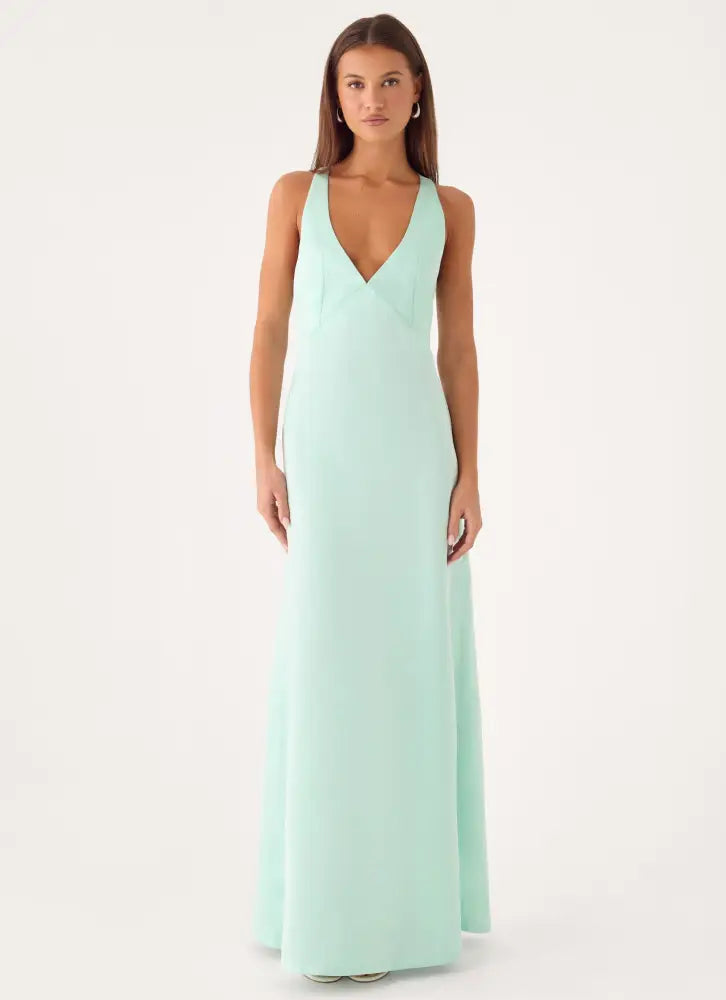 Darcee Maxi Dress - Mint - Maxi Dresses
