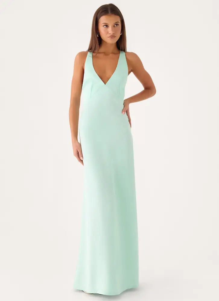 Darcee Maxi Dress - Mint - Maxi Dresses