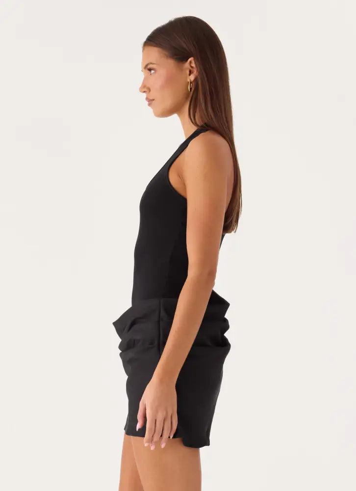 Deena Mini Dress - Black - Mini Dresses