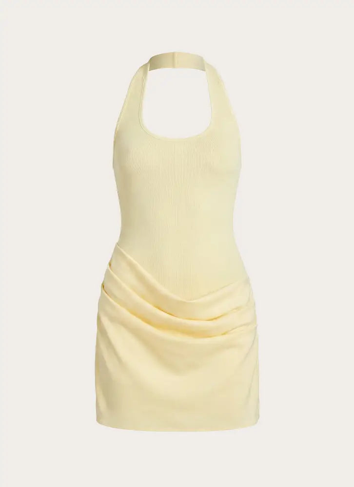 Deena Mini Dress - Yellow - Mini Dresses
