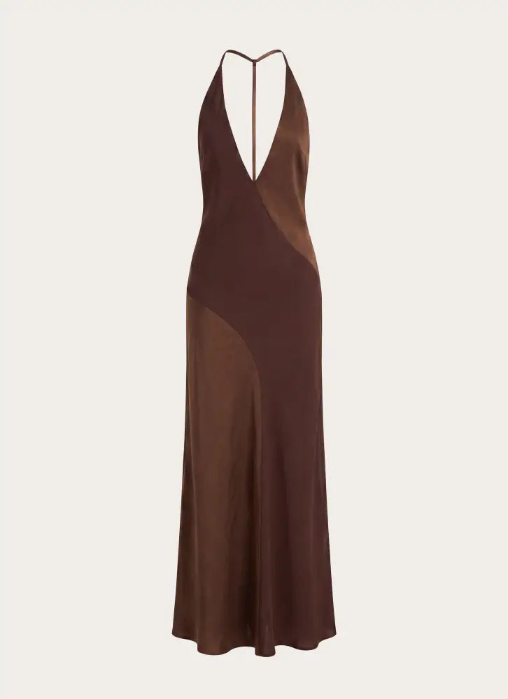 Ellopez Maxi Dress - Chocolate - Maxi Dresses