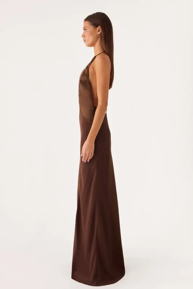 Ellopez Maxi Dress - Chocolate - Maxi Dresses