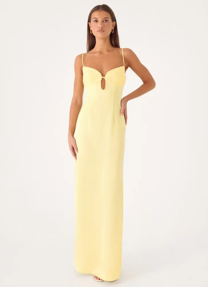 Joan Maxi Dress - Yellow - Maxi Dresses