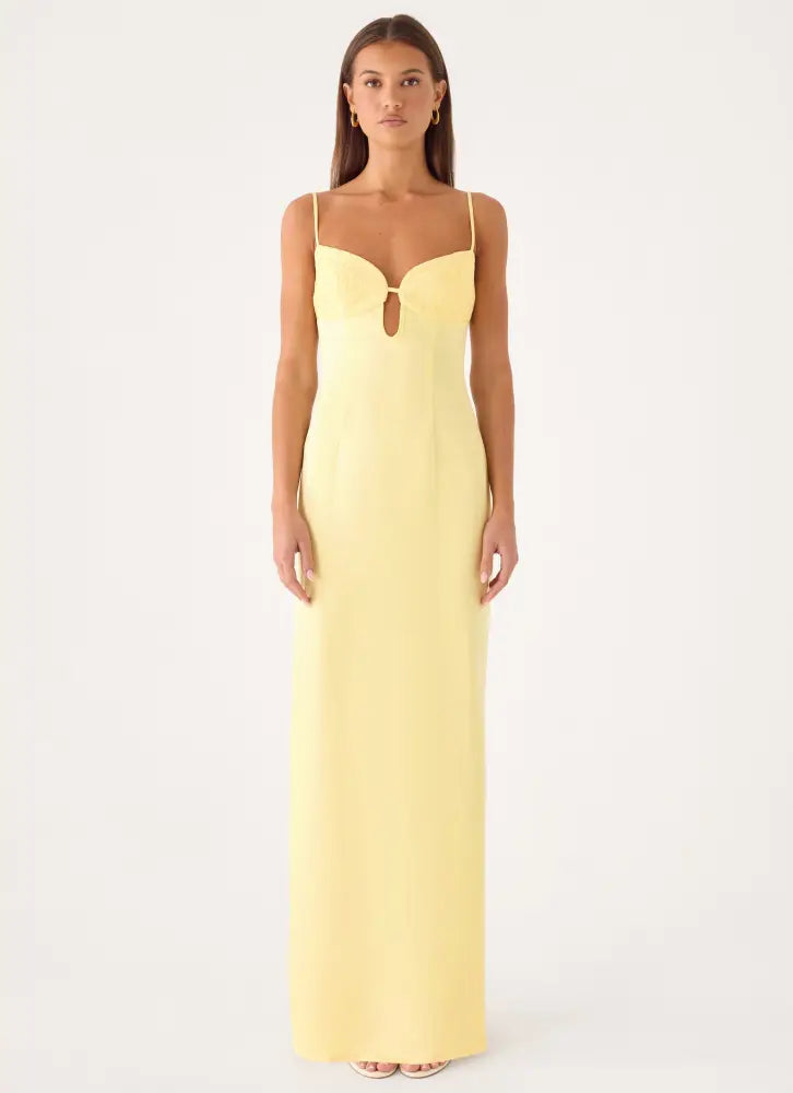 Joan Maxi Dress - Yellow - Maxi Dresses