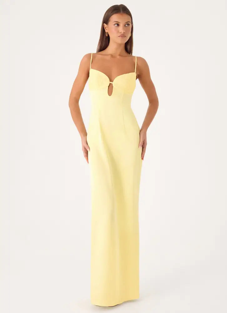 Joan Maxi Dress - Yellow - Maxi Dresses