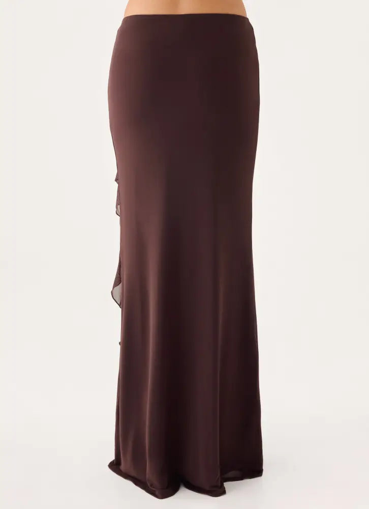 Joosal Maxi Skirt - Brown - Maxi Skirts