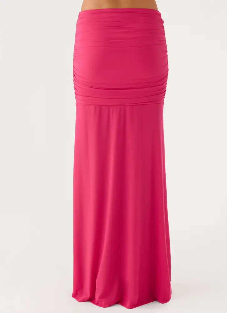 Miyah Maxi Skirt - Berry - Maxi Skirts