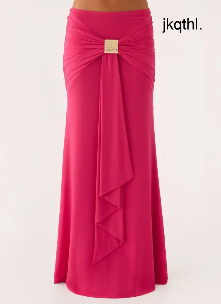 Miyah Maxi Skirt - Berry - Maxi Skirts