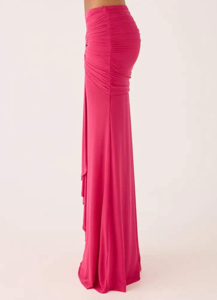 Miyah Maxi Skirt - Berry - Maxi Skirts